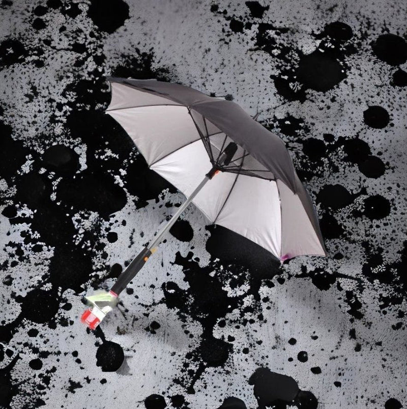 Portable Fan Umbrella with Built-in Cooling